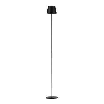 LED Prigušiva punjiva podna lampa 3u1 LED/4W/5V 4400 mAh 3000K IP54 crno