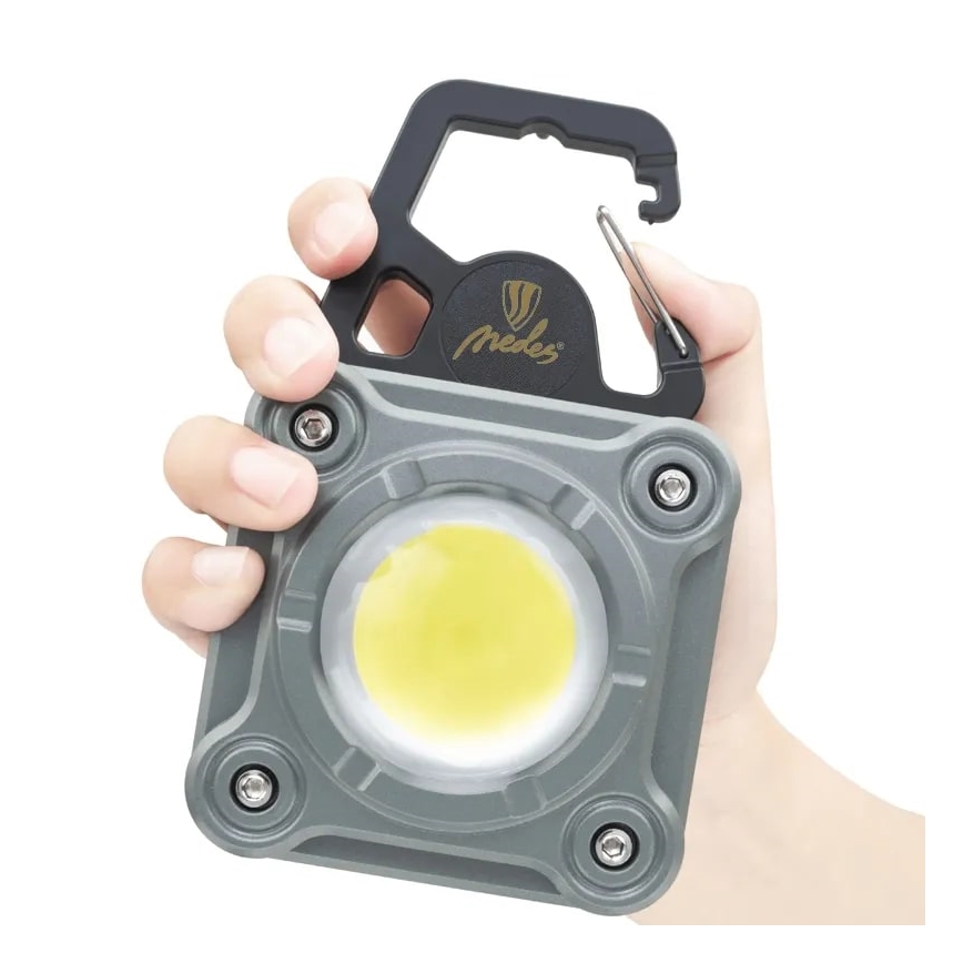 LED Prigušiva punjiva radna lampa LED/15W/5V IPX4 1000 lm 2000 mAh
