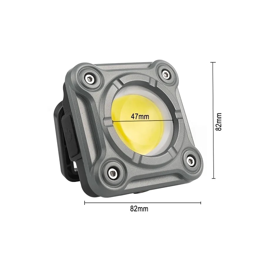 LED Prigušiva punjiva radna lampa LED/15W/5V IPX4 1000 lm 2000 mAh