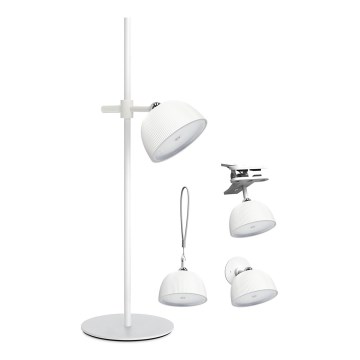 LED Prigušiva punjiva stona lampa 4u1 LED/3,5W/5V 3000/4000/6500K IP54 1800 mAh bela