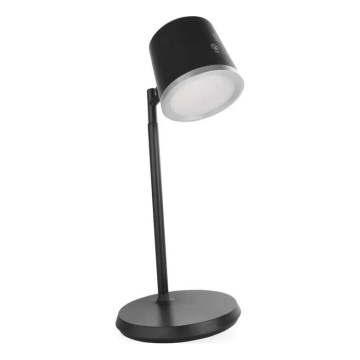 LED Prigušiva punjiva stona lampa 4u1 LED/6W/3,7V 3000K/4000K/6500K 1500mAh crno