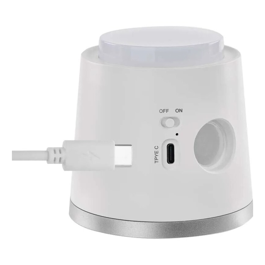 LED Prigušiva punjiva stona lampa 4u1 LED/6W/3,7V 3000K/4000K/6500K 1500mAh bela