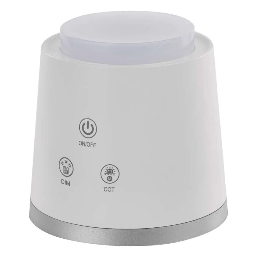 LED Prigušiva punjiva stona lampa 4u1 LED/6W/3,7V 3000K/4000K/6500K 1500mAh bela