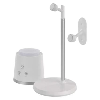 LED Prigušiva punjiva stona lampa 4u1 LED/6W/3,7V 3000K/4000K/6500K 1500mAh bela