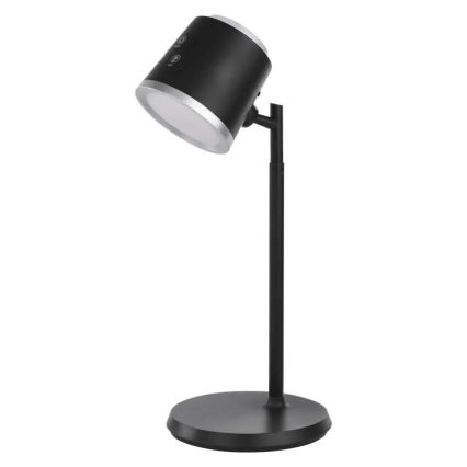 LED Prigušiva punjiva stona lampa 4u1 LED/6W/3,7V 3000K/4000K/6500K 1500mAh crno