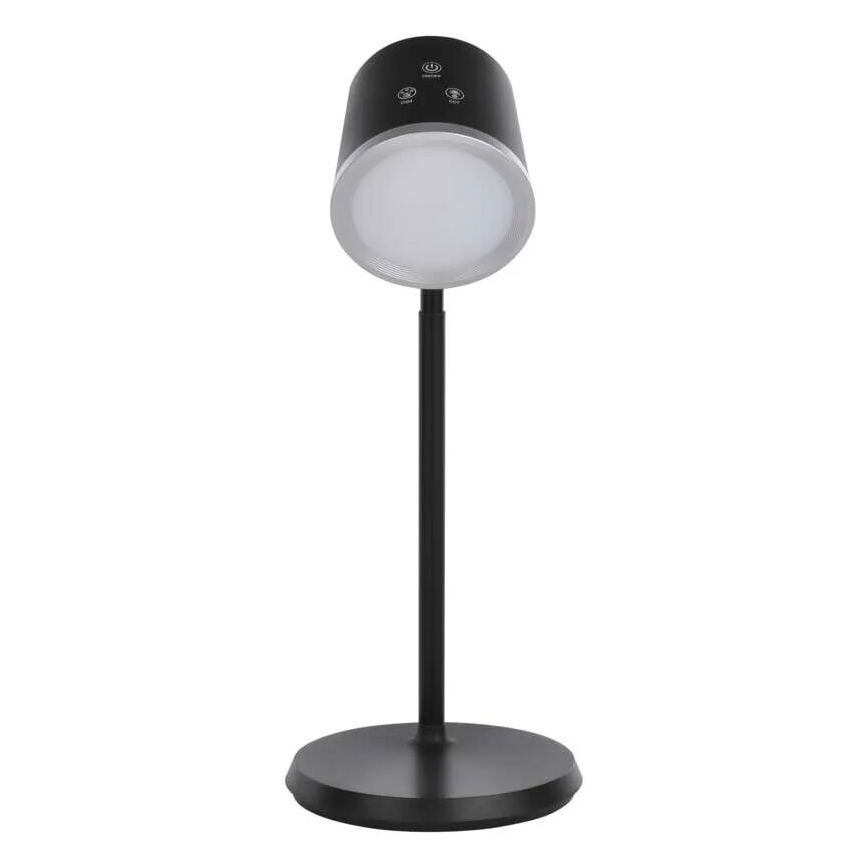 LED Prigušiva punjiva stona lampa 4u1 LED/6W/3,7V 3000K/4000K/6500K 1500mAh crno