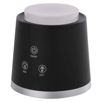 LED Prigušiva punjiva stona lampa 4u1 LED/6W/3,7V 3000K/4000K/6500K 1500mAh crno