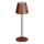 LED Prigušiva punjiva stona lampa INITA LED/1,2W/1800 mAh IP54 braon
