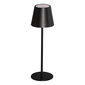 LED Prigušiva punjiva stona lampa INITA LED/1,2W/1800 mAh IP54 crno