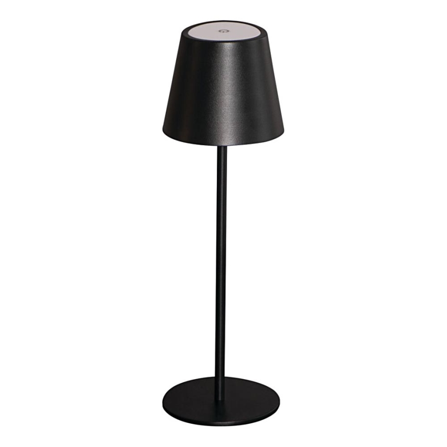 LED Prigušiva punjiva stona lampa INITA LED/1,2W/1800 mAh IP54 crno