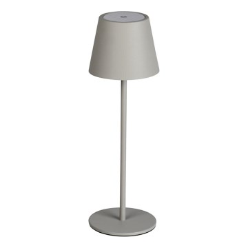 LED Prigušiva punjiva stona lampa INITA LED/1,2W/1800 mAh IP54 sivo