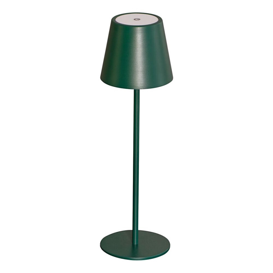 LED Prigušiva punjiva stona lampa INITA LED/1,2W/1800 mAh IP54 zelena