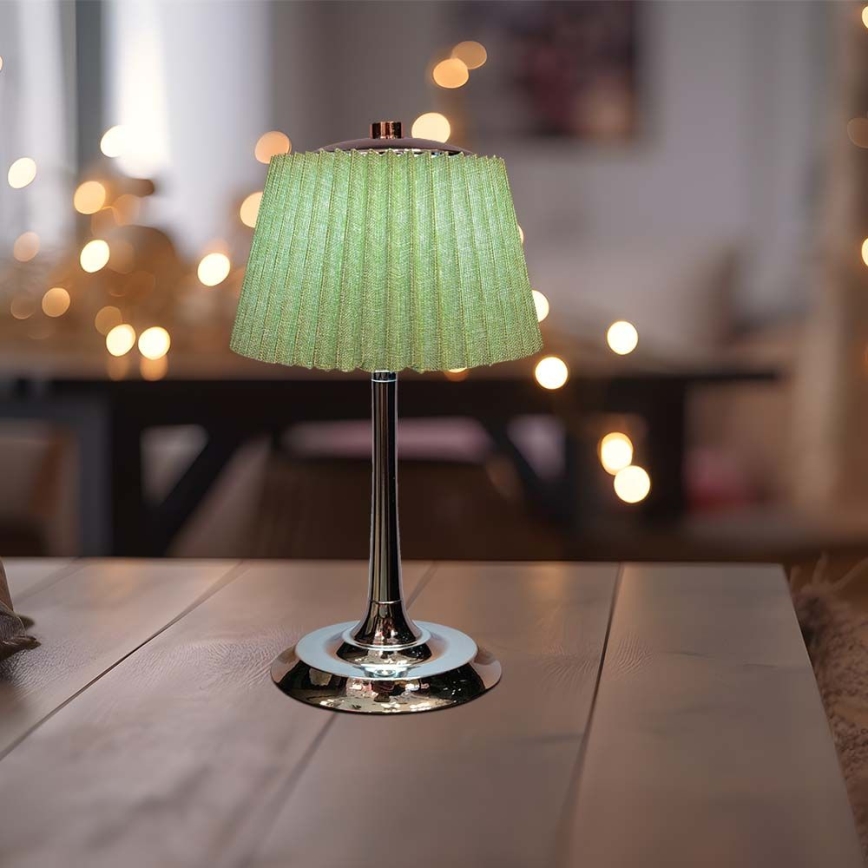 LED Prigušiva punjiva dodirna stona lampa LED/1,5W/5V 3000/4000/6000K 1800 mAh zelena