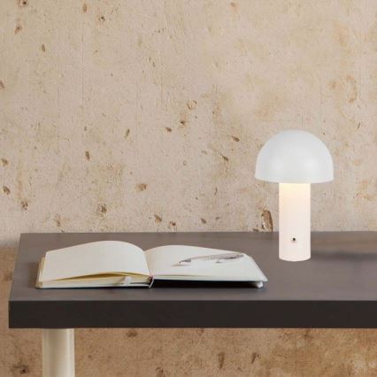 LED Prigušiva punjiva stona lampa na dodir LED/1W/5V 3000-6000K 1800 mAh bela