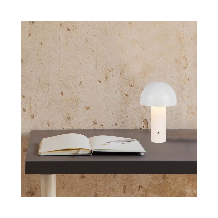 LED Prigušiva punjiva stona lampa na dodir LED/1W/5V 3000-6000K 1800 mAh bela