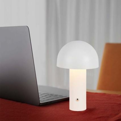 LED Prigušiva punjiva stona lampa na dodir LED/1W/5V 3000-6000K 1800 mAh bela