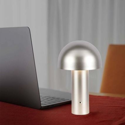LED Prigušiva punjiva stona lampa na dodir LED/1W/5V 3000-6000K 1800 mAh zlatna