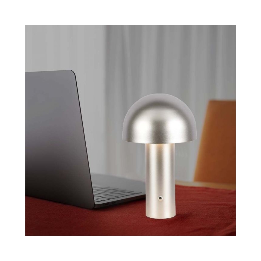 LED Prigušiva punjiva stona lampa na dodir LED/1W/5V 3000-6000K 1800 mAh zlatna