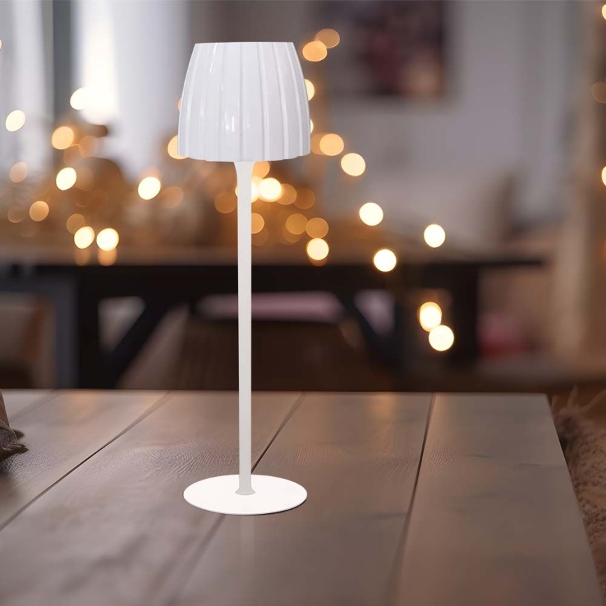 LED Prigušiva punjiva dodirna stona lampa LED/2,7W/5V 3000/4000/6000K 1800 mAh bela