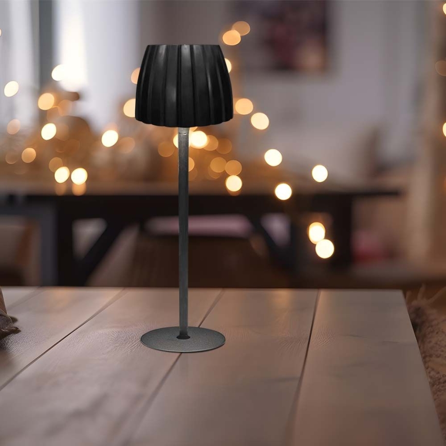 LED Prigušiva punjiva dodirna stona lampa LED/2,7W/5V 3000/4000/6000K 1800 mAh crno