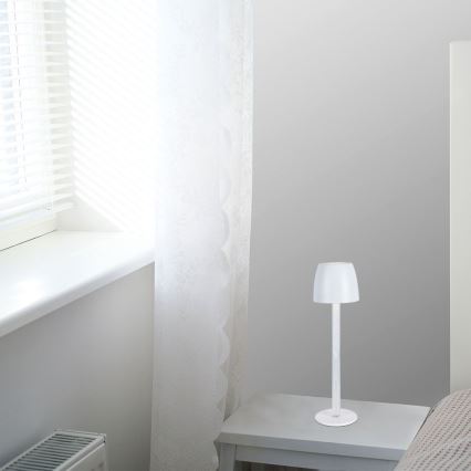 LED Prigušiva punjiva dodirna stona lampa LED/3W/5V 3000K 1800 mAh crno