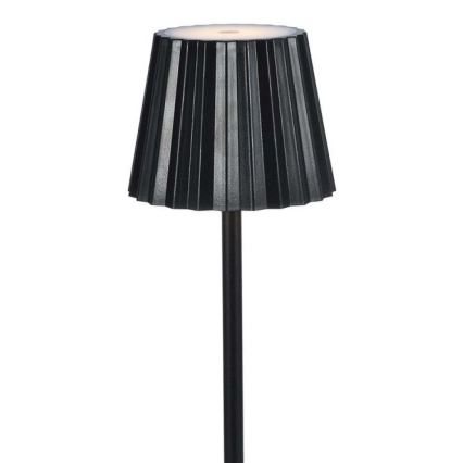 LED Prigušiva punjiva stona lampa na dodir LED/4W/5V 3000-6000K 1800 mAh crno