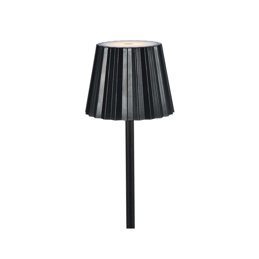 LED Prigušiva punjiva stona lampa na dodir LED/4W/5V 3000-6000K 1800 mAh crno
