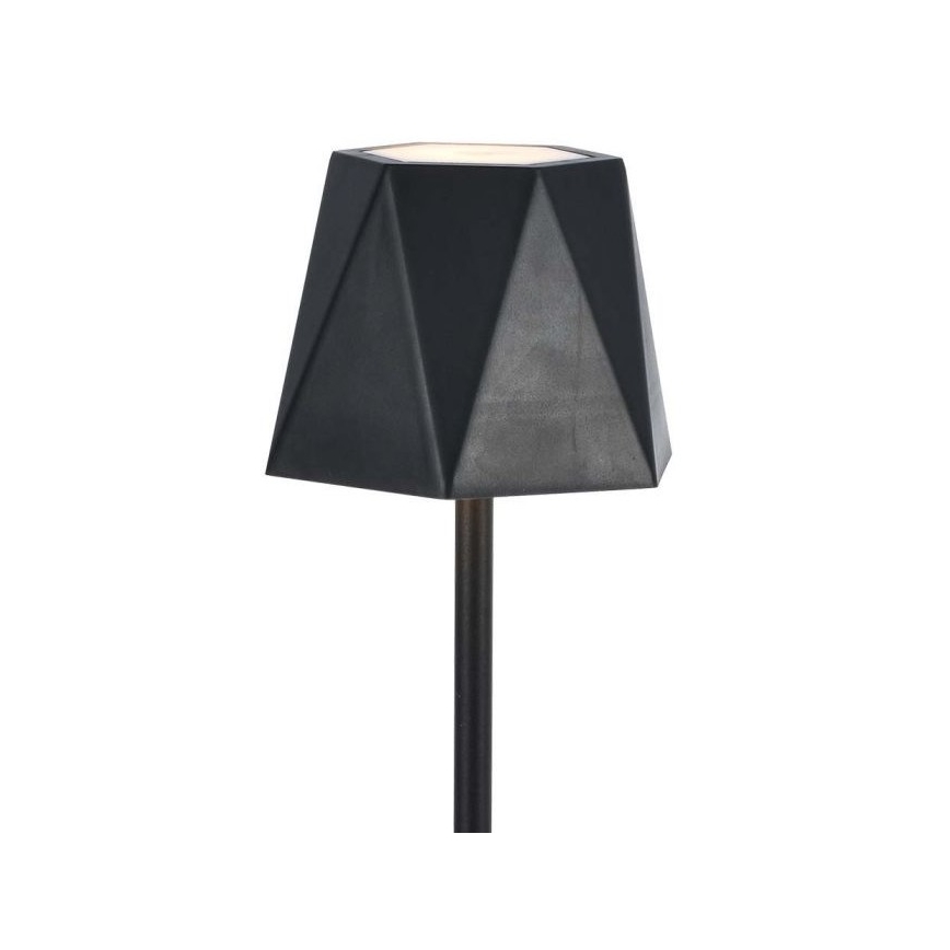 LED Prigušiva punjiva stona lampa na dodir LED/4W/5V 3000-6000K 1800 mAh crno