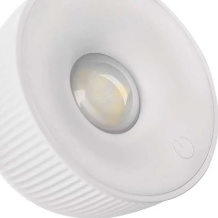 LED Prigušiva punjiva stona lampa magnetna 4u1 LED/4,2W/3,7V 4000K 1200mAh bela