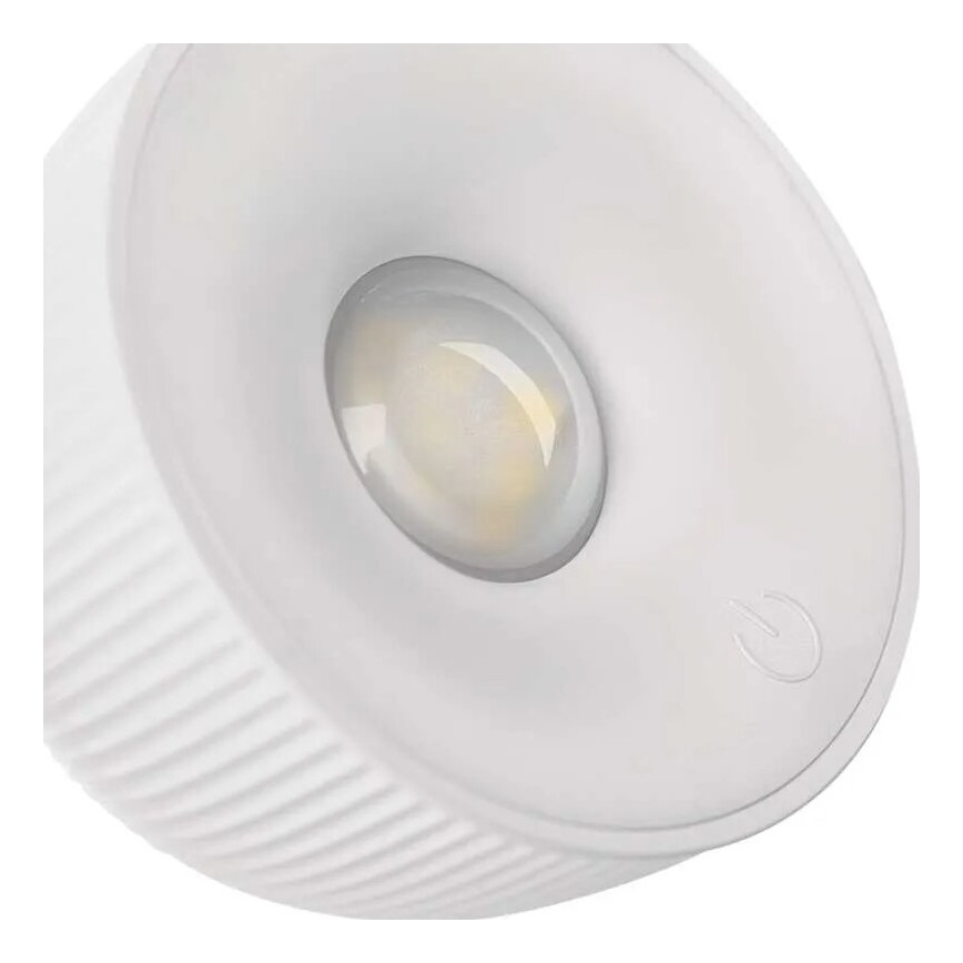 LED Prigušiva punjiva stona lampa magnetna 4u1 LED/4,2W/3,7V 4000K 1200mAh bela