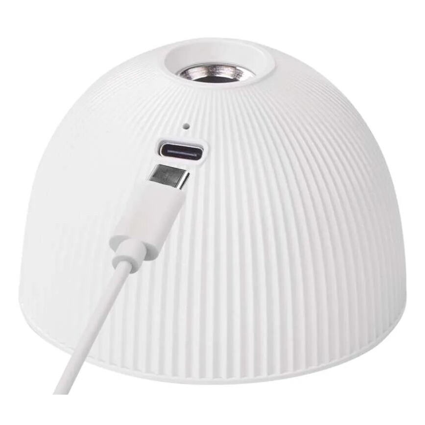 LED Prigušiva punjiva stona lampa magnetna 4u1 LED/4,2W/3,7V 4000K 1200mAh bela