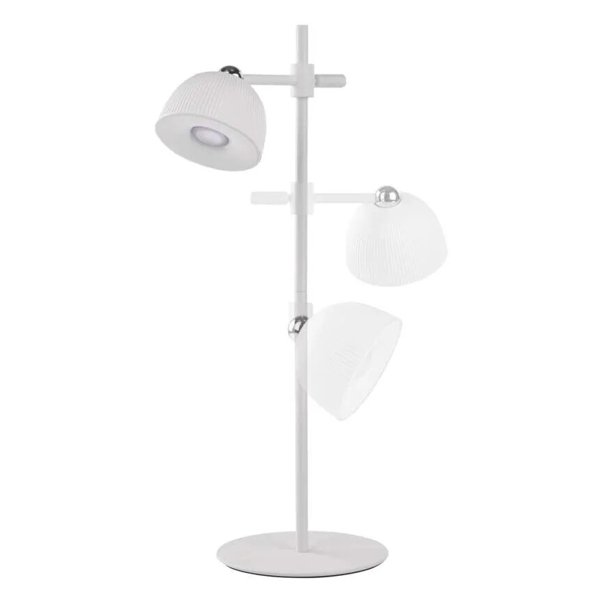 LED Prigušiva punjiva stona lampa magnetna 4u1 LED/4,2W/3,7V 4000K 1200mAh bela