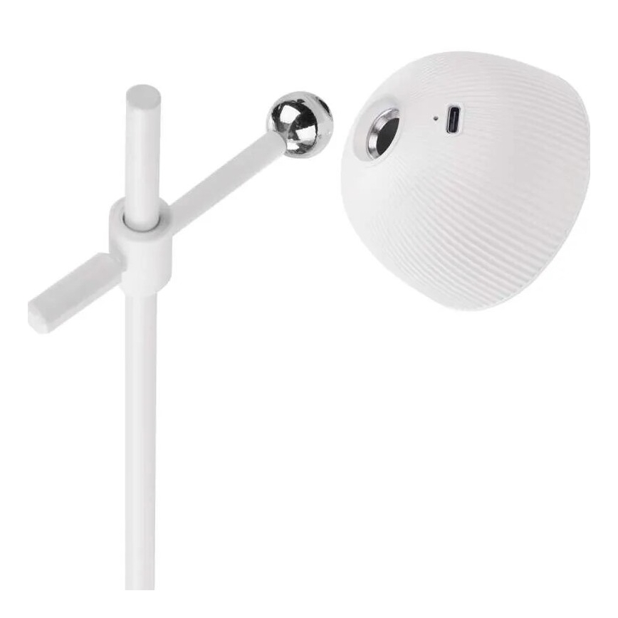LED Prigušiva punjiva stona lampa magnetna 4u1 LED/4,2W/3,7V 4000K 1200mAh bela