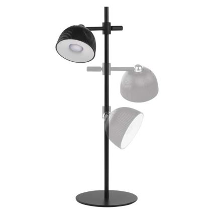 LED Prigušiva punjiva stona lampa magnetna 4u1 LED/4,2W/3,7V 4000K 1200mAh crno