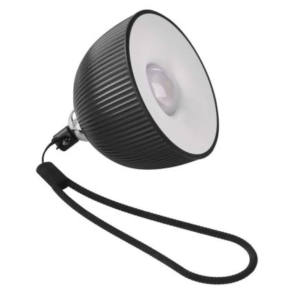 LED Prigušiva punjiva stona lampa magnetna 4u1 LED/4,2W/3,7V 4000K 1200mAh crno