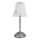 LED Prigušiva punjiva stona lampa na dodir ELBA LED/1,6W/800 mAh mat krom/prozirna