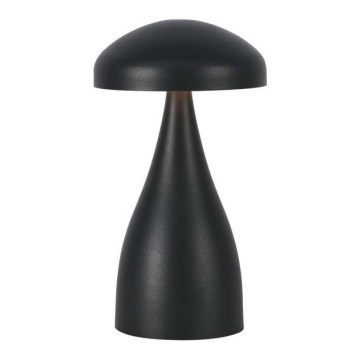 LED Prigušiva punjiva stona lampa na dodir LED/1W/5V 3000-6000K 1800 mAh crno