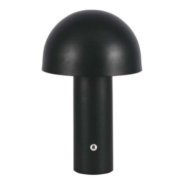 LED Prigušiva punjiva stona lampa na dodir LED/1W/5V 3000-6000K 1800 mAh crno