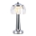 LED Prigušiva punjiva stona lampa na dodir LED/1W/5V 3000-6000K 1800 mAh sjajni krom