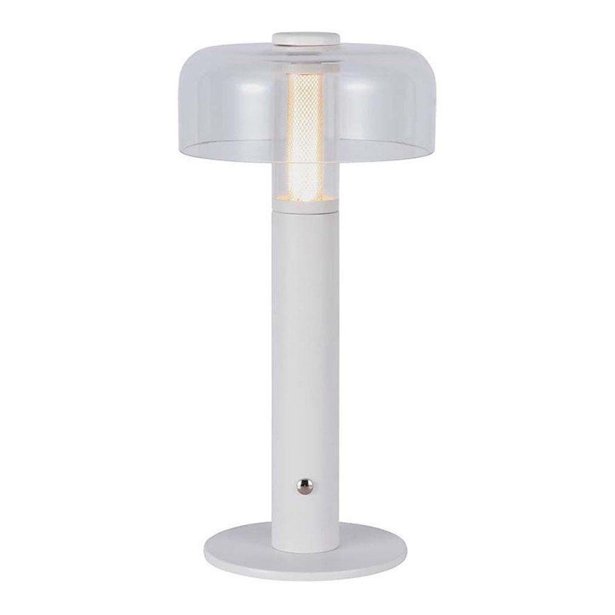 LED Prigušiva punjiva stona lampa na dodir LED/1W/5V 3000K 1800 mAh bela