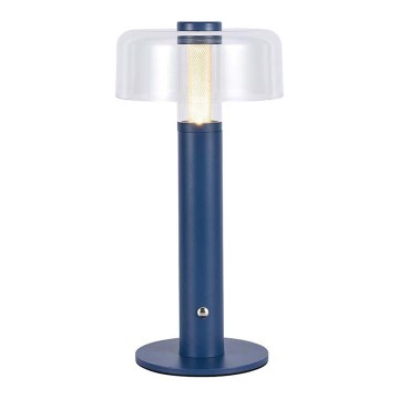 LED Prigušiva punjiva stona lampa na dodir LED/1W/5V 3000K 1800 mAh plava