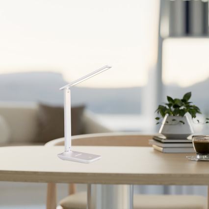 LED Prigušiva punjiva stona lampa POST LED/5W/5V 3000-6500K bela