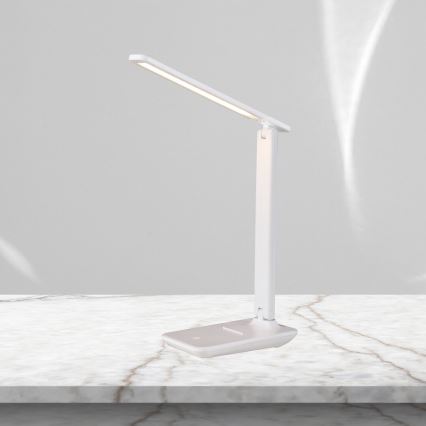 LED Prigušiva punjiva stona lampa POST LED/5W/5V 3000-6500K bela