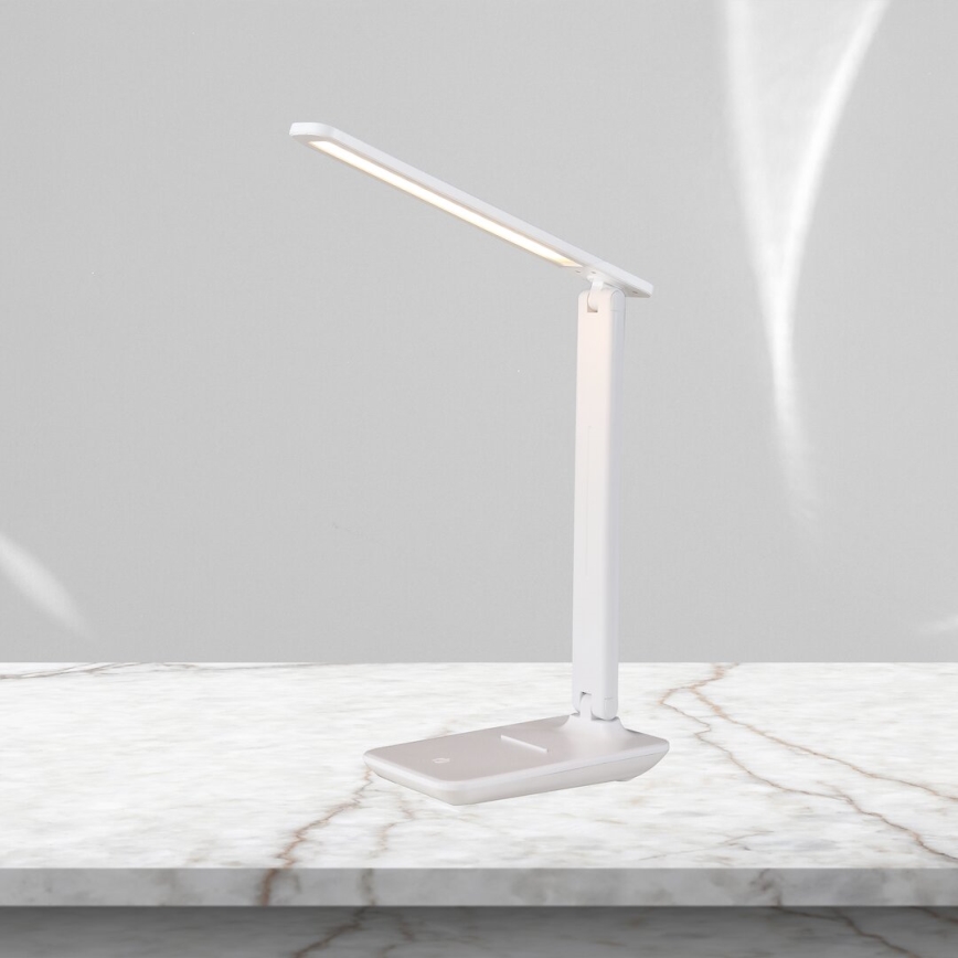 LED Prigušiva punjiva stona lampa POST LED/5W/5V 3000-6500K bela