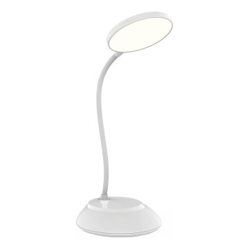 LED Prigušiva punjiva stona lampa VISUA LED/5W/5V 3000-5000K 1200 mAh bela