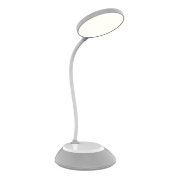 LED Prigušiva punjiva stona lampa VISUA LED/5W/5V 3000-5000K 1200 mAh sivo