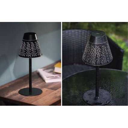 LED Prigušiva punjiva vanjska stona lampa LED/4,2W/5V 2200mAh IP44