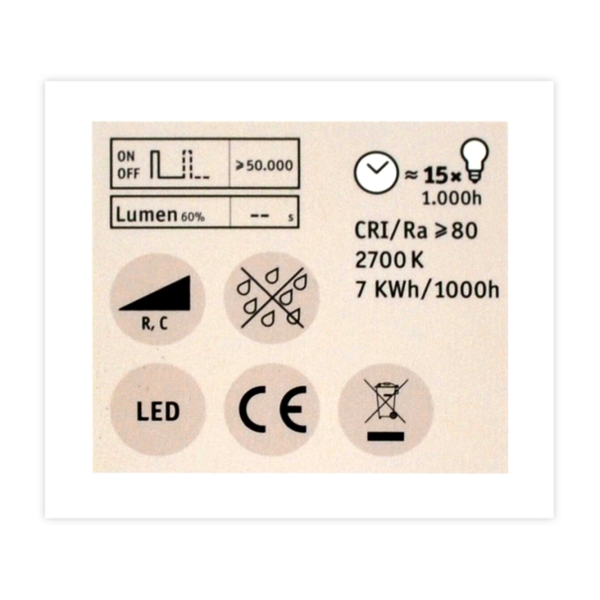 LED Prigušiva reflektorska sijalica GU5,3/6,5W/12V 2700K - Paulmann 28758