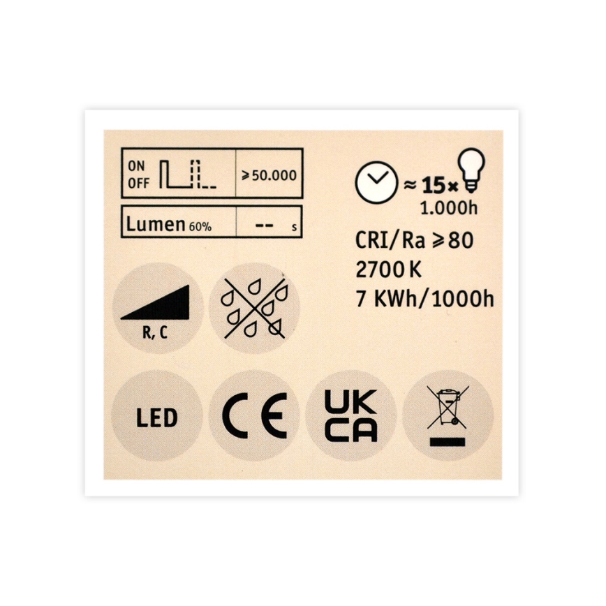 LED Prigušiva reflektorska sijalica GU5,3/6,5W/12V 2700K - Paulmann 28759