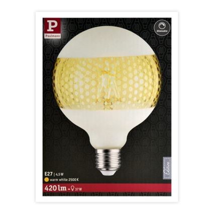 LED prigušiva sijalica CLASSIC G125 E27/4,5W/230V 2500K - Paulmann 28770